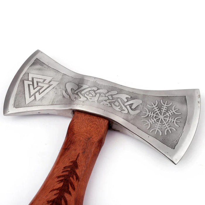 Viking Warrior Double-Headed Carbon Steel Outdoor Axe