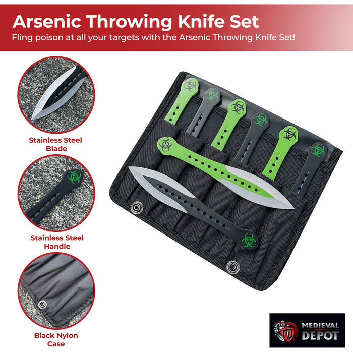 Arsenic Throwing Knife Set