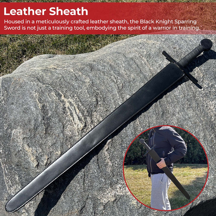 Black Knight Heavy Duty Sparring Sword Handmade for Battle