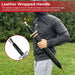 Battle Ready Greek Hoplite Sword with Leather Wrapped Handle