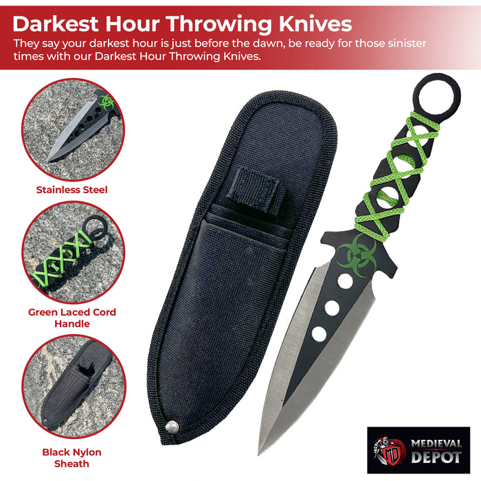 Darkest Hour Throwing Knives