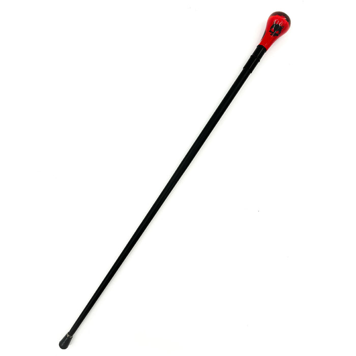 Devil's Skull Elegant Removable Blade Red Walking Sword Cane