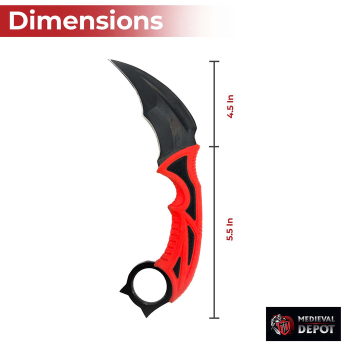 Devils Temptation Fixed Blade Survival Karambit