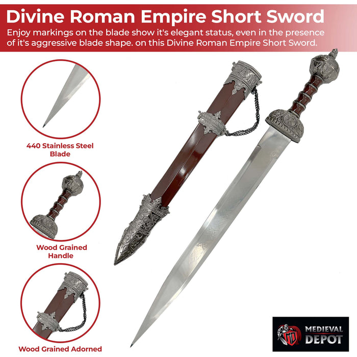 Divine Roman Empire Historical Short Sword