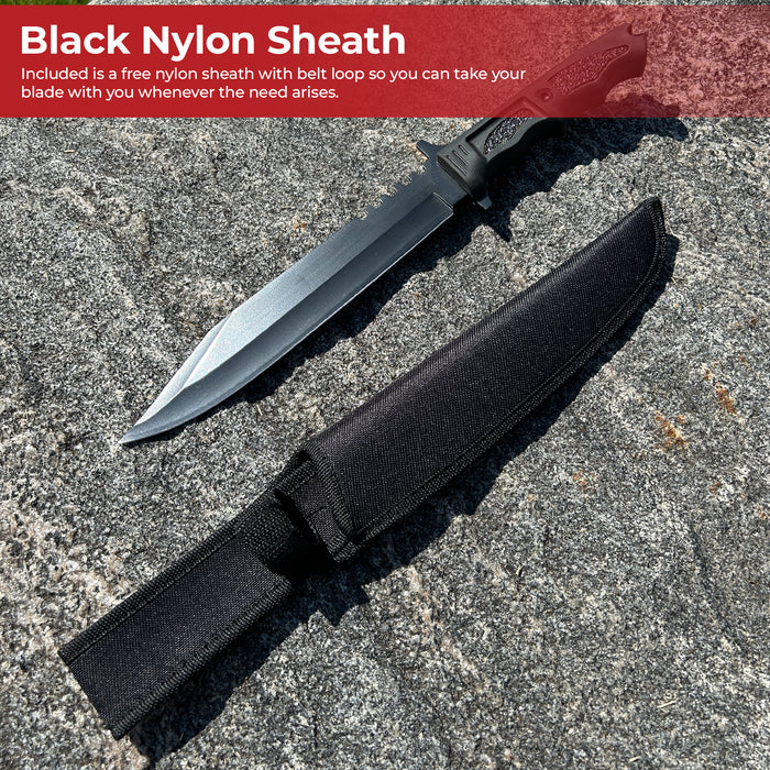 Fixed Deadly Reinforcements Blackout Knife