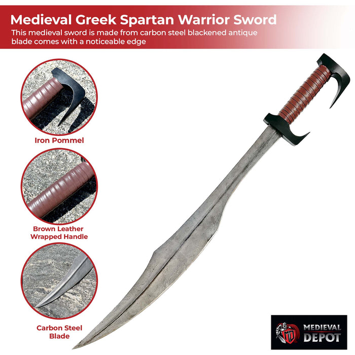 Greek Spartan Warrior Sword