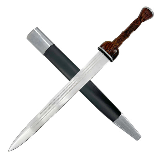 Handforged Scottish Dirk Short Sword with carved Rosewood handle