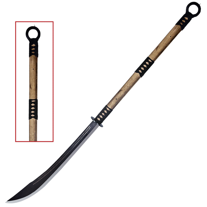 Japanese Samurai Warrior Naginata