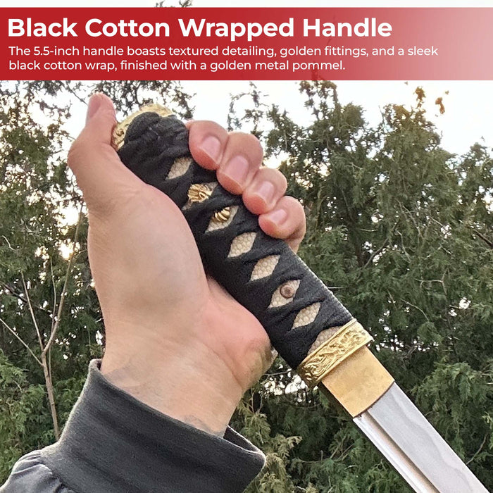 Japanese Tanto Dagger Burgundy Edition