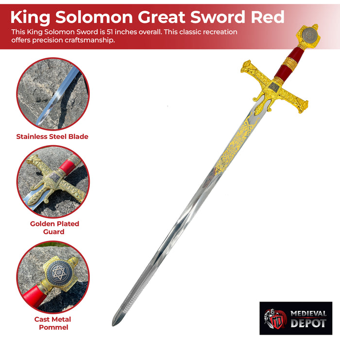 King Solomon Great Sword Red