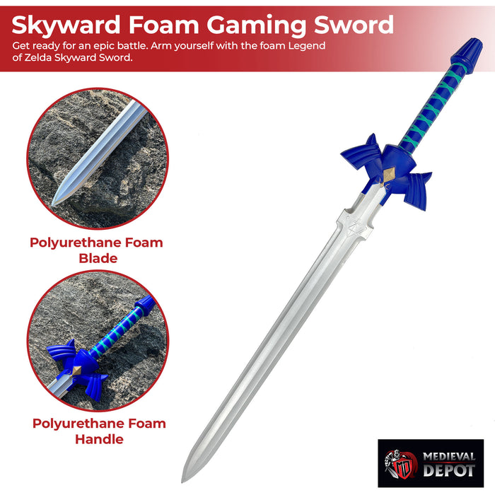 Legend of Zelda Skyward Foam Gaming Sword