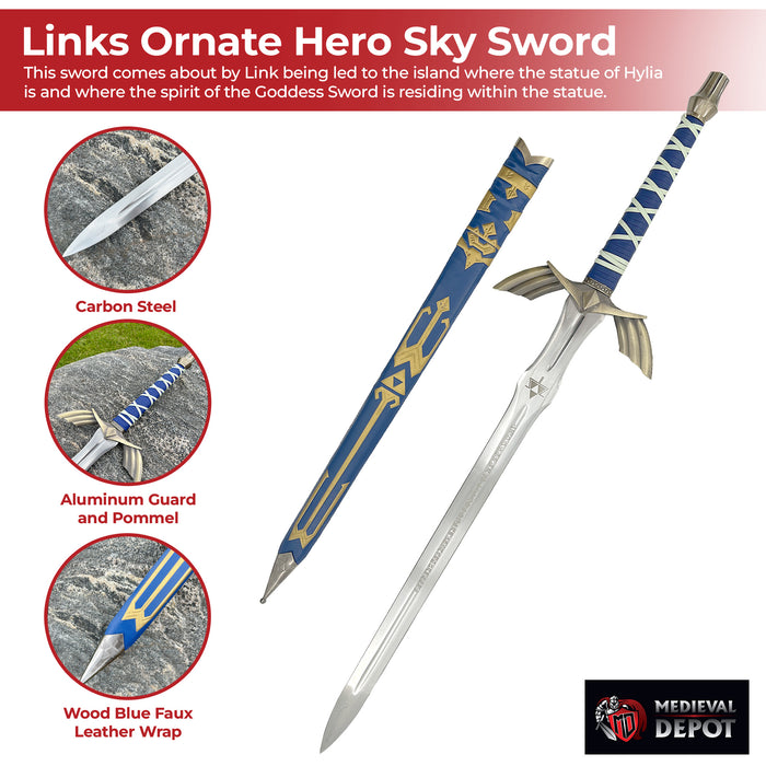 Links Ornate Prophecy Hero Sky Sword