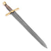 Lay Waste Damascus Steel Medieval Short Sword