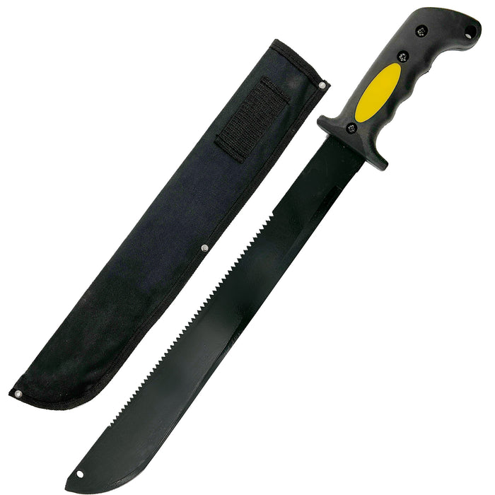 Night Stalker Sawback Latin Functional Outdoor Machete Knife