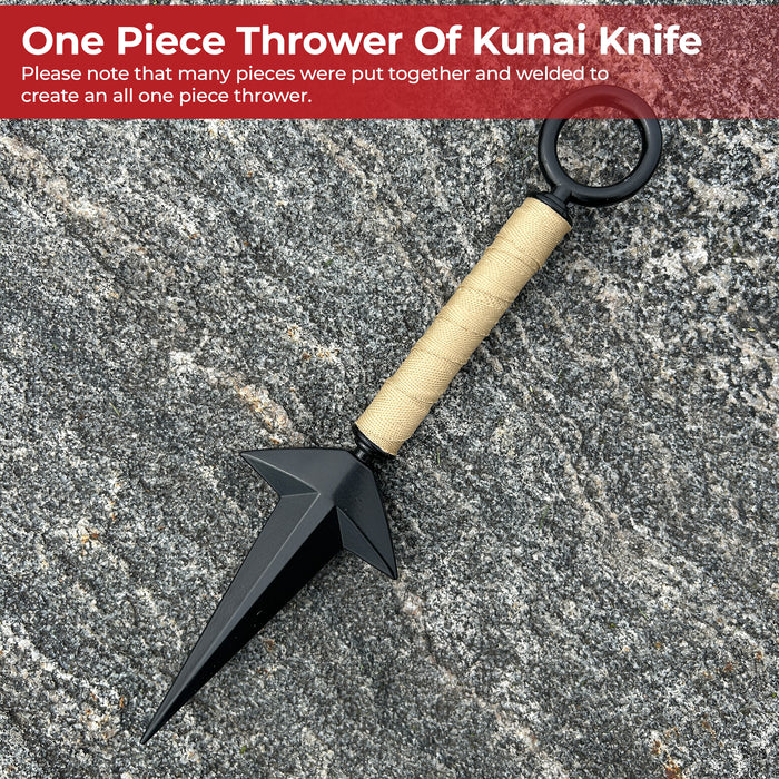 Ninja Yondaime Tri-Point Anime Kunai Knife