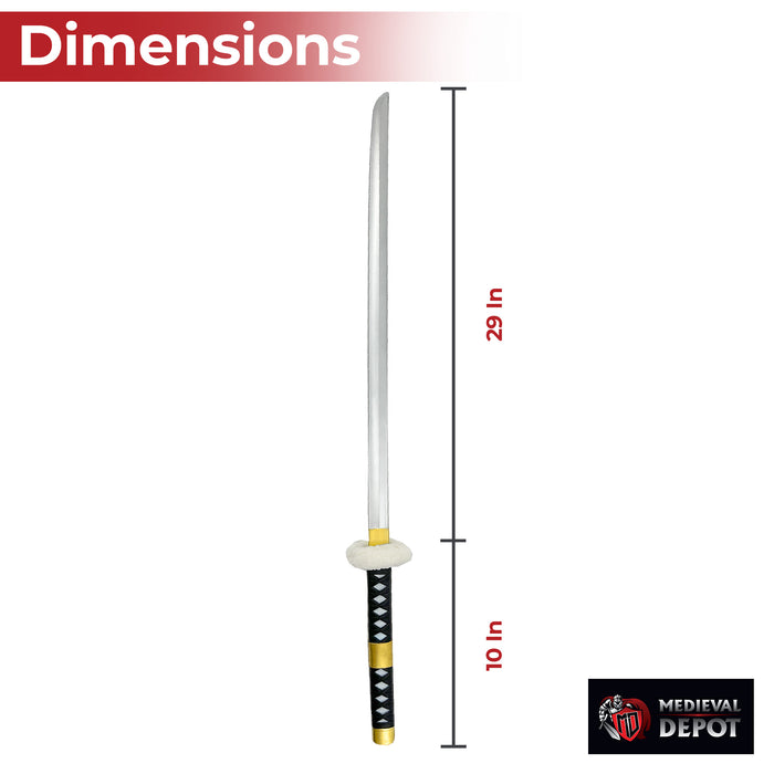 One Piece Trafalgar Law Kikoku Katana Foam Sword With Scabbard