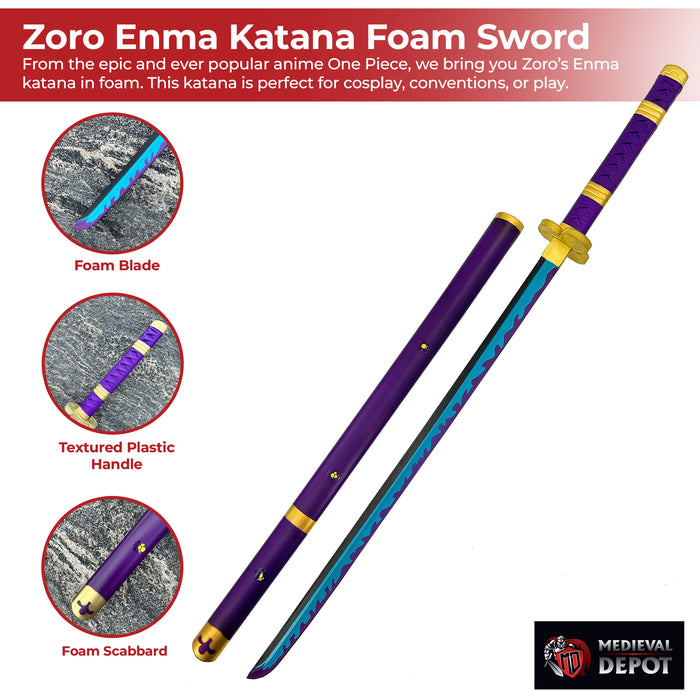 One Piece Zoro Enma Katana Foam Sword