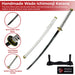 One Piece Zoro Handmade Wado Ichimonji Katana