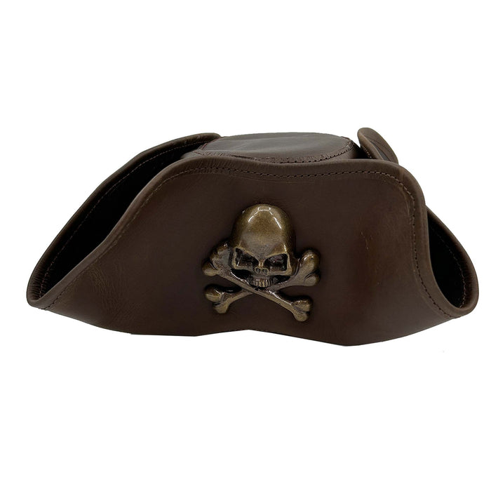 Real Leather Handmade Tricorn Pirate Hat