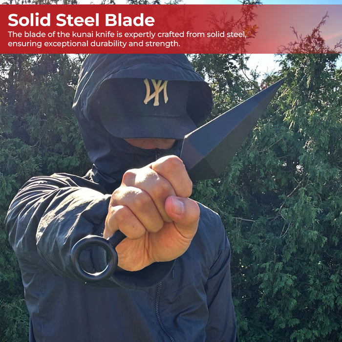 Shadowstrike Solid Steel Kunai Knife