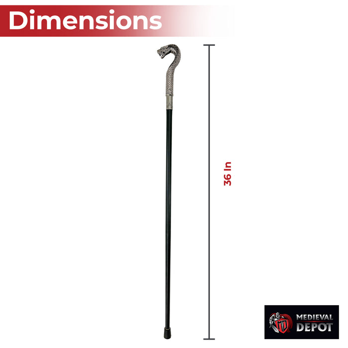 Striking Distance Cobra Walking Cane