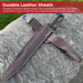 Spartan Legendary Sword with Leather Sheath and Metal Guard