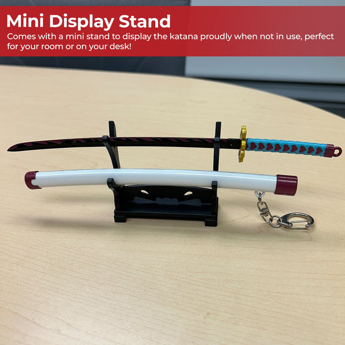 Spring Action Popup Mini Katana Keychain Mitsuri Katana Edition