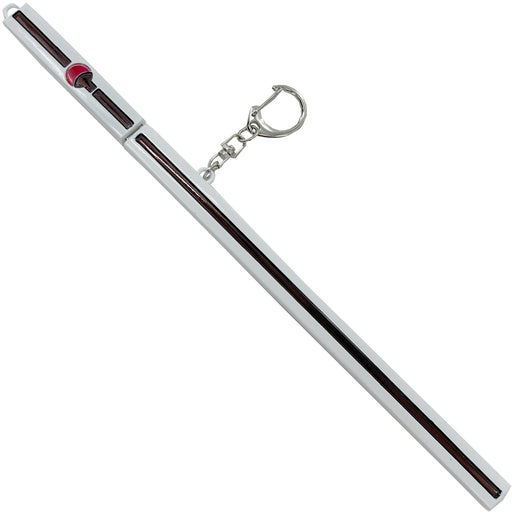 Spring Action Popup Mini Katana Keychain Sasuke Katana White Edition