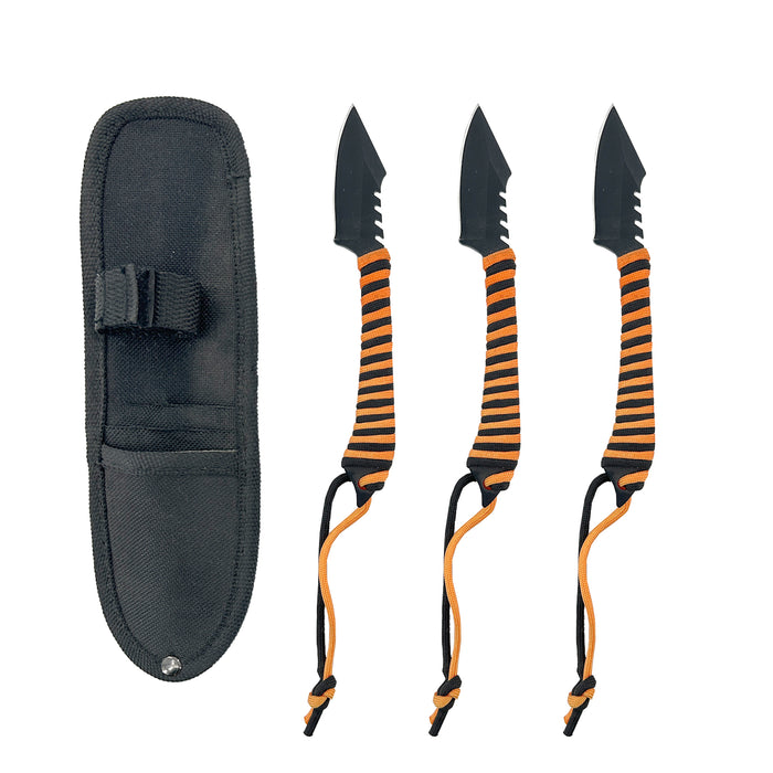 Tiger on the Prowl Hunting & Throwing Knife Set