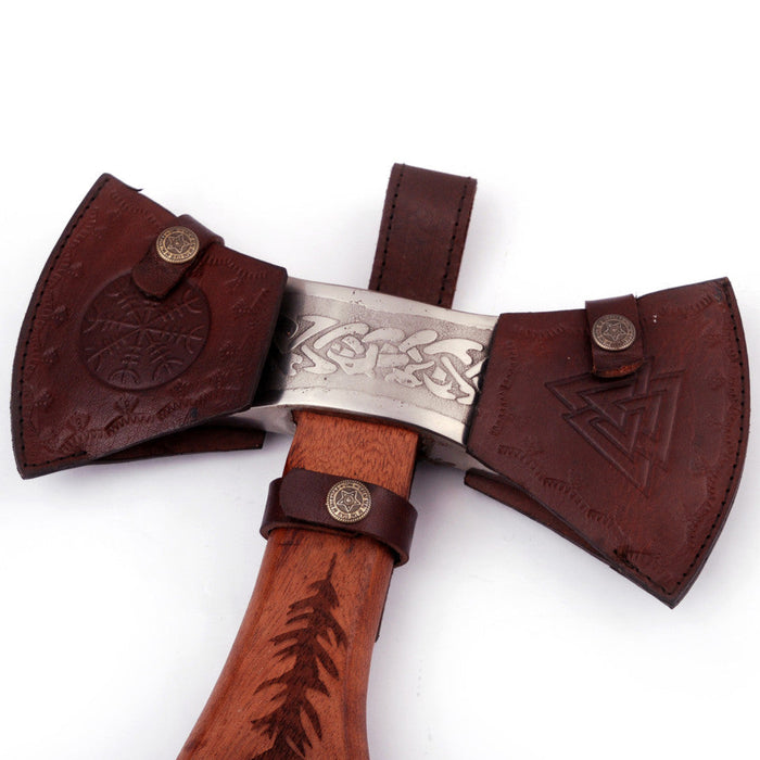 Viking Warrior Double-Headed Carbon Steel Outdoor Axe