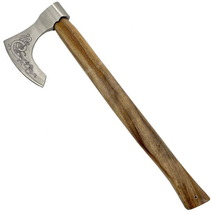 Warrior Shield Maiden Norse Viking Battle Axe | Plain Handle 