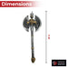 WOW Orc Double-Headed Foam Battle Axe