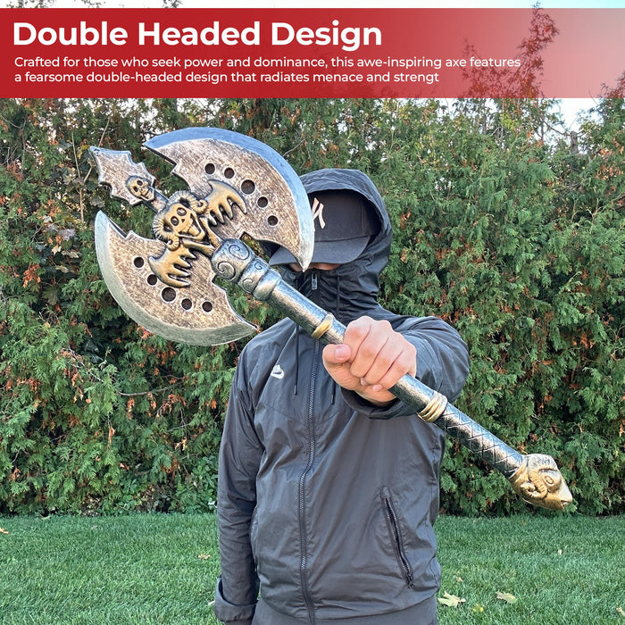 WOW Orc Double-Headed Foam Battle Axe