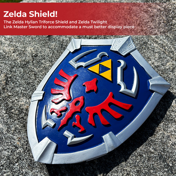 Zelda Hylian Shield & Swords Wall Display Set