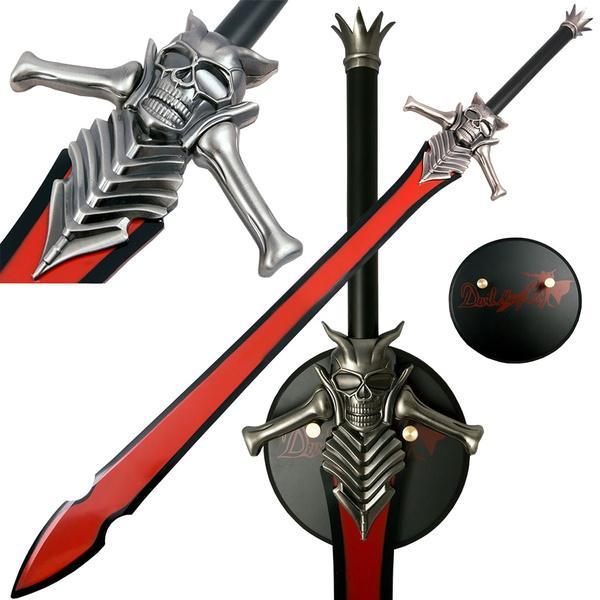  Dante Rebellion Sword Vergil Yamato Sword Devil May Cry DMC  Metal Mini Replica 22CM Gamer Gift (Rebellion Sword) : Toys & Games